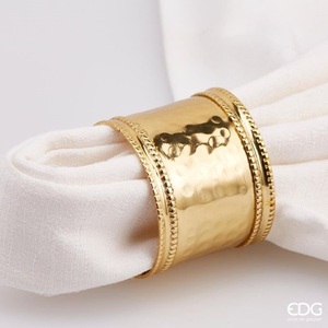 Anneaux de serviette en métal fini cuivre luxe mariage fête de noël accessoire de Table accessoires de cuisine rond de serviette en papier - Product Image 2