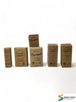 Boîte d'emballage cosmétique pliable en papier kraft imprimé avec logo personnalisé, en plastique PP transparent de luxe, vente en gros