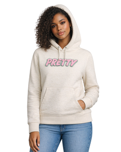 เสื้อฮู้ดดี้สไตล์นักศึกษาหญิงสีชมพูและสีเขียว  แฟชั่นเสื้อผ้าสตรีแบบกรีก - Product Image 1