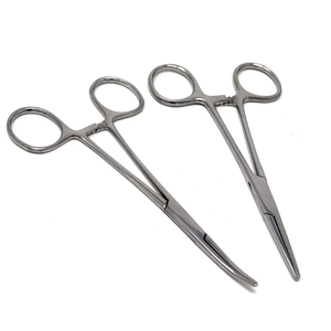 Fórceps de trinquete, instrumento médico de acero inoxidable, fórceps de trinquete quirúrgico con diseño de mango de bloqueo, fórceps de trinquete - Product Image 5