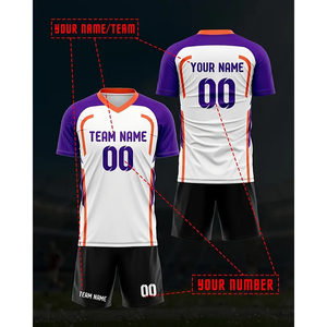 เสื้อฟุตบอลอเมริกันคุณภาพสูงสำหรับผู้ใหญ่ บริการตัดเย็บอัตโนมัติ ผลิตจากโพลีเอสเตอร์ 100% - Product Image 2