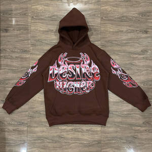 Vêtements de rue de haute qualité sweat à capuche en coton zippé pour femmes avec impression de strass personnalisés sweat à capuche à manches longues pour femmes - Product Image 4