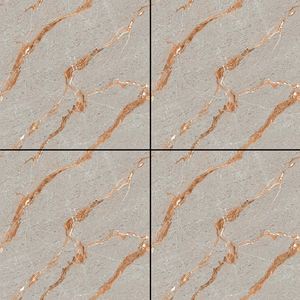 Collection colorée de 600x600mm de carreaux vitrifiés émaillés en céramique de style classique avec finition brillante pour les villas - Product Image 3