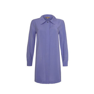 Tunique décontractée amincissante pour femme - Haut court en rayonne popeline imprimé léopard et pois, taille XL - Product Image 1