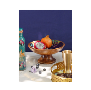 Récipients d'emballage alimentaire de bol de salade de fruits imprimés en bois écologique avec forme ronde au meilleur prix - Product Image 4