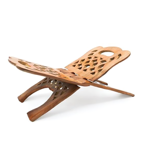 Soporte decorativo de madera para libros sagrados, soporte Rehal plegable hecho a mano para escrituras sagradas, uso de adoración devocional espiritual - Product Image 6