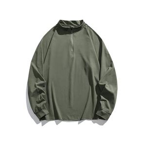 เสื้อสเวตเตอร์สวมหัวมีซิปแขนยาวผ้าฝ้ายระบายอากาศได้พิมพ์โลโก้สำหรับเสื้อที่ใช้งานได้ในฤดูใบไม้ร่วง - Product Image 4