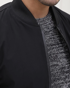 Veste universitaire de baseball pour hommes de qualité supérieure élégante veste en cuir satiné formelle enduite durable de qualité supérieure pure - Product Image 3