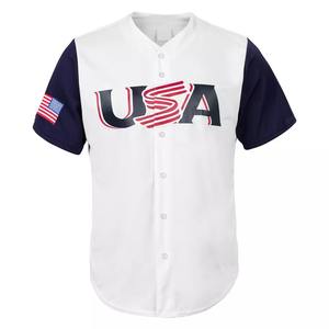 Uniforme de béisbol para hombre, alta calidad, último diseño, 100% - Product Image 5