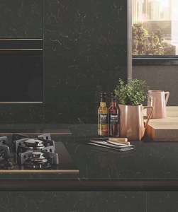 Dalle de comptoir en pierre de quartz résistante aux rayures avec finition brillante pour dalle de comptoir de maisons modernes - Product Image 2