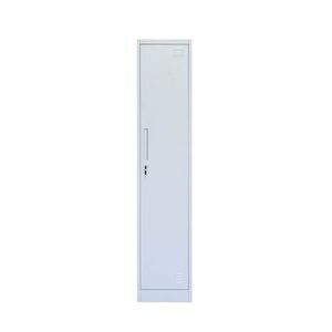 Armario Metálico Alto de Una Puerta con Barra para Colgar y Estantes, Armario de Acero de 71 Pulgadas con Cerradura, Armario de Almacenamiento Delgado - Product Image 6