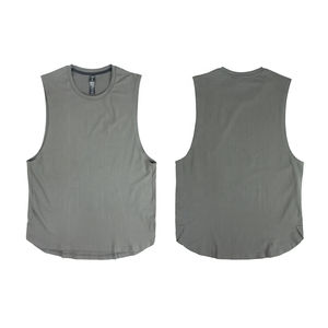 Débardeurs de gymnastique Hommes Logo personnalisé Tops Quick Dry Fitted Running Sports Gym Tank Top Sans manches - Product Image 3