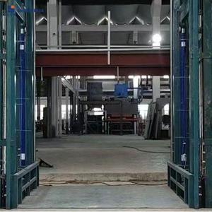 Endüstriyel Sınıf Çelik Hidrolik Elektrikli Yük Asansörü, Kılavuz Raylar ve Elektrikli Uzaktan Kumanda ile Üretim Tesisleri için - Product Image 2