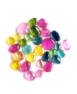 พลอยทัวร์มาลีนธรรมชาติแบบหลายสีโชว์โทนสีสดใสและแง่มุมที่ดีเหมาะสำหรับการทำหัตถกรรมและการออกแบบเครื่องประดับระดับพรีเมียม - Product Image 4