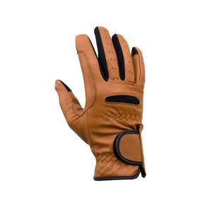 Guantes Profesionales Anti-Arrancamiento para Montar a Caballo para Hombre, Cuero Sintético Personalizado, Dedos Completos, Cierre de Velcro, Elásticos y Ligeros - Product Image 5