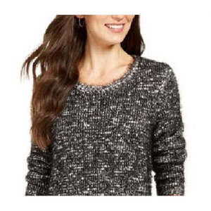 Maglione da donna Style & Co casual in misto lana con texture ciglia, taglia XS, autunnale - Product Image 2