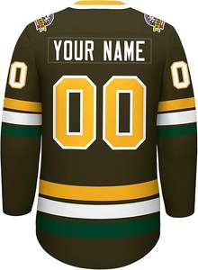 Maillot de hockey sur glace à étiquette privée OEM / ODM Uniformes d'équipe Maillot de hockey sur glace à séchage rapide Uniforme d'équipe professionnel - Product Image 5