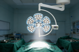 <span class=keywords><strong>Lampe</strong></span> chirurgicale LED sans ombre à tête unique à cinq pétales ChenHong pour salle d'opération vétérinaire - Product Image 5
