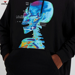 Nouveaux arrivages Pull-over simple imprimé de logo personnalisé Vente en gros Vêtements d'extérieur Sweats à capuche bon marché les plus vendus - Product Image 4