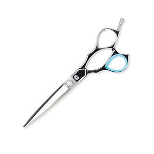 Tijeras de corte de pelo de peluquero de alta calidad, pulidor de espejo, tijera de corte de pelo para salón de belleza con reposapiés ajustable - Product Image 3