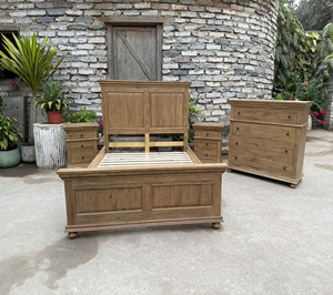 Juego de Dormitorio de Madera, Juego de Roble - Product Image 6