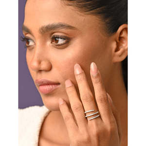 Anillos de Plata de Ley 925 de Primera Calidad para Mujer, Chapados en Rodio con Diamantes o Circonitas, Diseño Numérico, Joyería para Hombre - Product Image 3