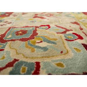 Tapis Aalam Jaipur US vert noué à la main en laine, grand tapis rectangulaire Pae-5557 à motif médaillon pour couloir et salon - Product Image 3