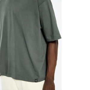 Camisetas Holgadas de Algodón 100% para Hombre, Transpirables, con Hombros Caídos, Cuello Redondo, 260 Gramos, Disponibles en Colores Sólidos - Product Image 5