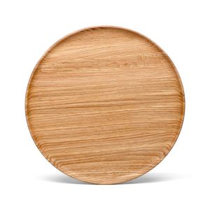 Assiette ronde en bois de hêtre Plateau de cuisine en bois Plat de service à fruits en bois Prix abordable - Product Image 3