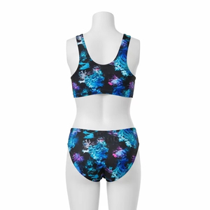 ชุดว่ายน้ำเล่นฟิตเนสกันน้ำชุดบิกินี่เล่นกีฬาระบายอากาศได้ดีผ้าโพลีเอสเตอร์พิมพ์ลายดิจิทัลสำหรับผู้หญิงชุดเล่นชายหาด - Product Image 4
