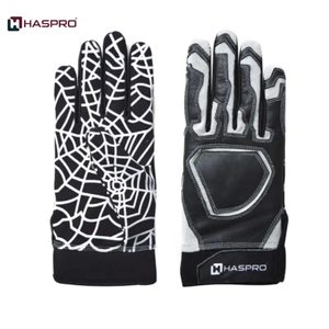 Guantes de bateo de béisbol Softball Sublimación Impreso Alta calidad Cuero antideslizante genuino Deportes Logotipo personalizado Muñeca duradera - Product Image 2