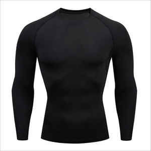 Venta al por mayor en blanco de manga completa de diseño personalizado de los hombres Rash Guard poliéster/material de nylon ropa deportiva tarifa barata 2025 - Product Image 1