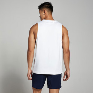 Camisetas sin mangas de gimnasio sin mangas Vintage para hombre 100% algodón de alta calidad transpirable lavado ácido de punto logotipo personalizado 275 GSM Fit camiseta sin mangas - Product Image 4