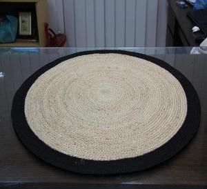 Alfombra Redonda de Yute Tejida a Mano, Reversible, de Bangladesh, Nueva y Más Vendida en 2026 - Product Image 1