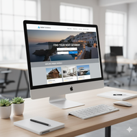 Profesional Airbnb Inspirado Alquiler de vacaciones Diseño de sitio web Dinámico MAC Internet Experto en Web India Ofreciendo confiable