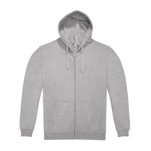 Felpa con Cappuccio B&C Zip Hood ID.224, Felpe e Maglioni Promozionali Sostenibili - Product Image 6