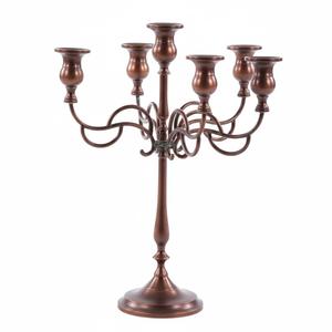Newest Design 5 Arm Aluminum Candelabra <b>Rose</b> <b>Gold</b> Finished for Home & Wedding <b>Christmas</b> <b>Decorations</b> Floor Candelabra - Product Image 5