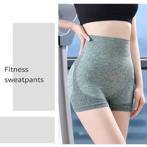 Leggings sans couture taille haute grande taille Smiley miel hanches femmes taille haute séchage rapide sans couture serré sport Yoga Shorts - Product Image 5