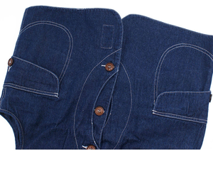 Chaleco vaquero para hombre y mujer, chaqueta sin mangas, ropa de calle elegante, traje de moda, ropa cómoda duradera para todas las estaciones - Product Image 3