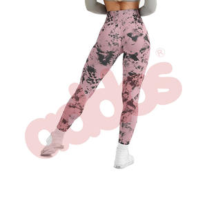 Jada Women's Workout <b>Leggings</b> Scrunch Butt Lifting Yoga Pants with High Waist Design and <b>Mesh</b> Decoration Seamless Yoga Sets - Product Image 5