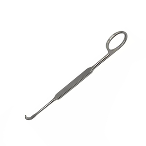 Retractores dentales profesionales, juego de instrumentos quirúrgicos planos de 7 pulgadas, anillo de dedo de acero inoxidable, Retractor de sujeción de tejido - Product Image 5