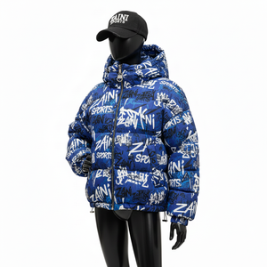 Chaqueta Acolchada Extra Grande para Mujer, Tejido de Poliéster, Panel Acolchado, Sublimación Completa, Logotipo Personalizado, Ropa de Invierno, Chaqueta Acolchada para Mujer - Product Image 4