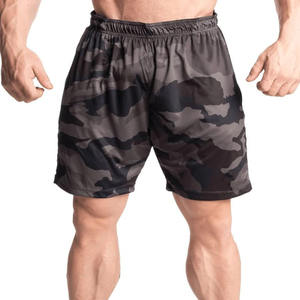Nouveau short de sport pour hommes de haute qualité respirant séchage rapide confortable solide motif sublimé décontracté Fitness teint uni - Product Image 5