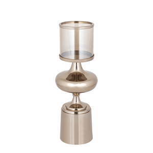 Hermoso soporte de luz de té de bronce para decoración del hogar Impresión personalizada para bodas y Día de San Valentín - Product Image 5