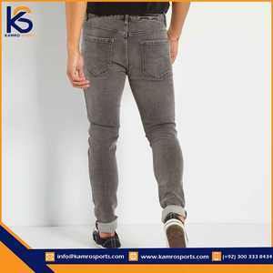 Offre Spéciale logo personnalisé imprimé pour hommes pantalon en jean style décontracté dernière conception de pantalon en jean streetwear pour hommes - Product Image 4