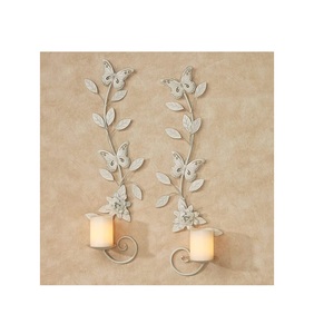 Meilleur prix 3D décoration murale vinyle autocollant maison voiture fenêtre extérieur jardin Art noël bougeoir métal Durable adhésif - Product Image 1