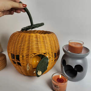 Panier de rangement en bambou tressé le plus vendu – Décoration intérieure et accessoires de cuisine pour fruits, pots de fleurs et jardinières - Product Image 1