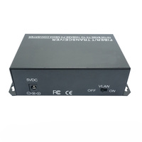 CE Certified 10/100Mbps Dual Fiber SM Enterprise Network Switch with 1fiber Port and 8 RJ45 Ports 1310nm 20km Distance CCTV Use