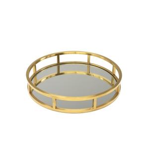 ถาดฐานแก้วโลหะทรงกลมทันสมัย หรูหรา สำหรับตกแต่งบ้าน งานแต่งงาน และร้านอาหาร เหมาะสำหรับใช้ในครัว - Product Image 4