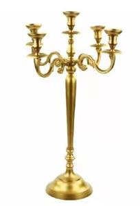 <b>Tall</b> Candlestick Metal <b>Candle</b> Stand for Outdoor Shiny Silver Finishing Decorative Metal Aluminum <b>Candle</b> <b>Holder</b> - Product Image 6